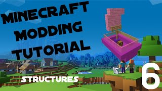 Create Minecraft Mods WITHOUT CODING  EP6  Structures and Loot Tables  MCreator Tutorial [upl. by Lepley]