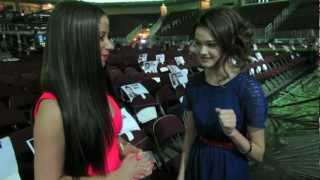 Big Time Rush Interview with Ciara Bravo [upl. by Mclain]