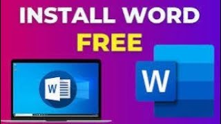 How to Download amp Install Microsoft Word Office For Free on PC  Laptop [upl. by Akeber]