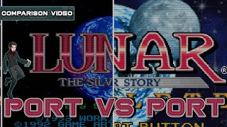 Lunar Silver Star Story Comparison  Sega CD vs Saturn vs PS1 vs GBA vs PSP  Port vs Port [upl. by Vasya]