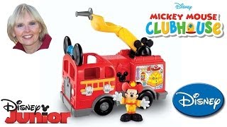 ♥♥ Mickey Mouse Save the Day Fire Truck [upl. by Schoenburg641]