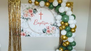 Baptism Decoration Ideas DIY Christening Decoration Ideas [upl. by Ggerc337]