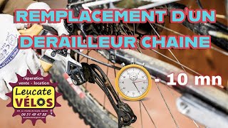 Tuto VTT Changer son dérailleur et chaine  Ajuster sa longueur de chaine en moins de 10MN 22 [upl. by Lacee678]