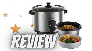 Russell Hobbs Rice Cooker and Steamer Review and How to Use  Make Perfect Rice and Vegetables [upl. by Dewees]