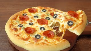 비교불가 홈메이드 피자만들기  폭신한 피자 도우와 후레시한 토마토소스 만드는법  Homemade Pizza Recipe  Pizza Dough Recipe [upl. by Ereveneug677]