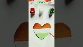 Who loves India 🇮🇳🫡♥️🙏art nationalflage indianflagdrawing indianflag 1million 1000subscriber [upl. by Eanahs]