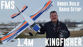 FMS  Kingfisher  14m  Unbox Build amp Radio Setup [upl. by Aimas]