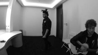 The Weeknd Backstage Warmups [upl. by Noryak466]