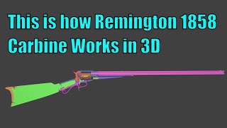 This is how Remington 1858 Carbine Works  WOG [upl. by Jonis]