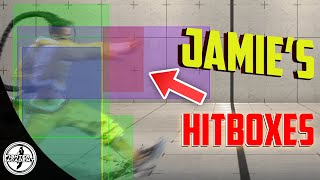 Street Fighter 6 Roster Hitboxes  Jamie [upl. by Nosaes]