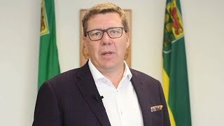 Sask Premier announces mandatory masking proof of vaccination policy [upl. by Florian]