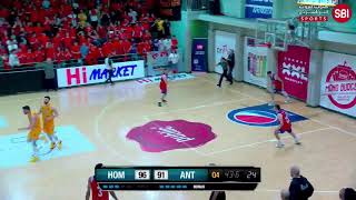 Snips Lebanese Basketball Championship 20222023  HOMENETMEN VS ANTRANIK [upl. by Aicemak]