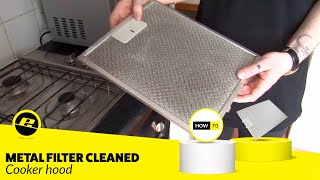 How to Clean a Metal Cooker Hood Filter [upl. by Lotty]