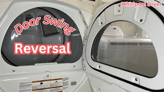 How to Reverse Whirlpool Dryer Door Swing Direction [upl. by Econah]