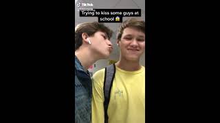 Kissing the homies  Bromance homiesexual Tiktok [upl. by Anai457]