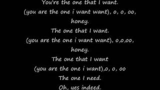 Grease  Youre The One That I Want  Lyrics [upl. by Edris647]