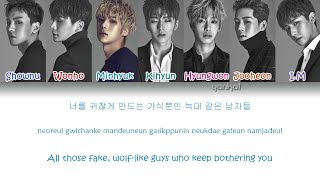 MONSTA X 몬스타엑스  Hero Color Coded HanRomEng Lyrics  by YankaT [upl. by Blondy]