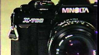 Minolta XGA amp X700 TV Commercial Shutan Camera 1982 [upl. by Lazos961]