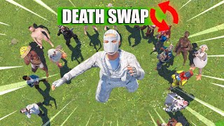 Rust Death Swap but with 20 CONTENT CREATORS [upl. by Ahsropal]