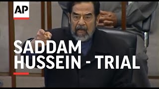 Saddam codefendants forced to attend latest session of trial [upl. by Anerul]