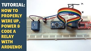 TUTORIAL How to Properly Wire up Power amp Code a Relay with Arduino Songle 05VDC Module  Simple [upl. by Bernt]