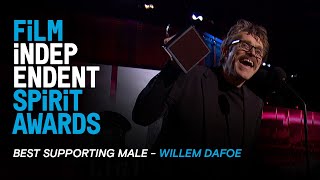 WILLEM DAFOE wins Best Supporting Male at the 35th Film Independent Spirit Awards [upl. by Undis544]