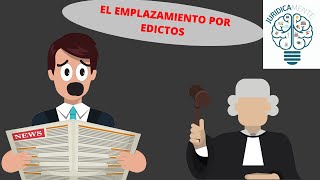 EL EMPLAZAMIENTO POR EDICTOS [upl. by Oiracam]