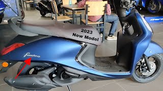 2023 Yamaha Fascino 125 BS7 E20 New Model Detailed Review On Road Price New Change [upl. by Novyar]