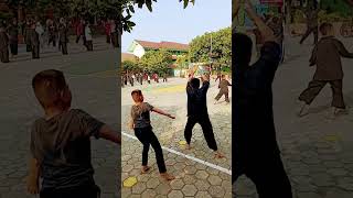 Semangat latihan pjok shortvideo pencaksilat psht silat ekskul kelincahan dayatahan [upl. by Aynnek]