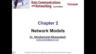 CH2part1 Data Communication and Networking forouzan 4th edition [upl. by Agnese265]