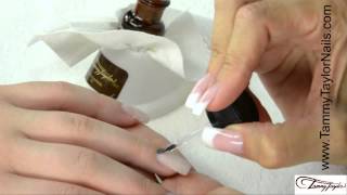 ♡ Tammy Taylor  How To Color Acrylic Nail Fillin with Repairs [upl. by Morell882]