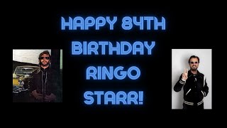 Happy 84th Birthday Ringo Starr [upl. by Nhtanhoj649]