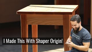 How To Make A Table With The Shaper Origin [upl. by Nodyl571]