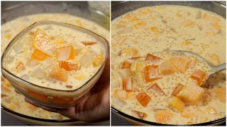 Mango Sago Dessert Recipe  Mango Tapioca Dessert  Refreshing Summer Dessert [upl. by Nitneuq257]