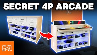 Secret 4Player Arcade with build plans [upl. by Joby]