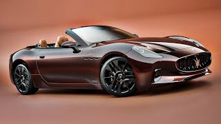 2025 Maserati GranCabrio Folgore EV Luxury Visual Review  OTO 13BX1 [upl. by Rexferd189]