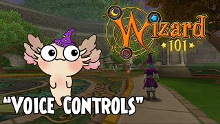 BEATING WIZARD101 WITH VOICE CONTROLS [upl. by Weylin]