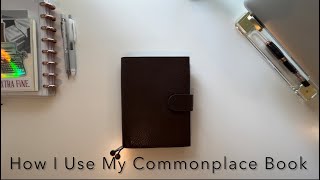 How I Use My Commonplace Book  Indexing System  Gillio Appunto  B6 Stalogy [upl. by Terrance468]