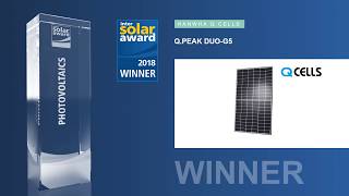 Hanwha Q CELLS  QPEAK DUOG5 Solar Module  Intersolar AWARD 2018 Winner [upl. by Adnala]