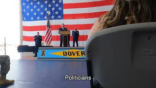 Air Force Retirement Ceremony DOVER AFB 71424 [upl. by Adnuhsor686]