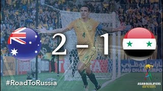 Australia vs Syria 2018 FIFA World Cup Qualifiers [upl. by Lucine]