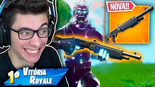 ENCONTREI A NOVA PUMP LENDÁRIA A ARMA MAIS FORTE DO FORTNITE [upl. by Cirdet]