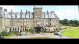 GLENEAGLES PROMO  5 STAR LUXURY HOTEL SCOTLAND GOLF SPA TRAVEL [upl. by Harden]