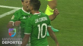 Golazo de ‘Tecatito’ Corona para el empate de México [upl. by Latini193]