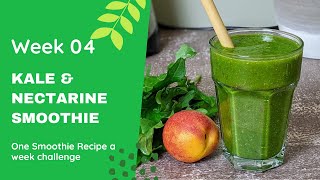 Kale amp Nectarine Smoothie  One Smoothie Recipe a Week shorts [upl. by Nalyak]