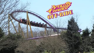 Apollos Chariot OffRide Footage Busch Gardens Williamsburg BampM Hyper  NonCopyright [upl. by Sabas213]