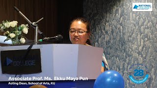 Associate Prof Ms Ekku Maya Pun Acting Dean School of Arts KathmanduUniversity [upl. by Konyn]