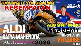 WorldSBK 2024  Aldi Satya Mahendra Alumni VR46 Academy Tak Mau Sia Siakan Kesempatan di WSSP 300 [upl. by Anatsirhc]