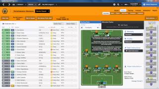 Football Manager 2014  Wolves Career Mode Story 1  Creating A Tactic  Gameplay [upl. by Aneeres]