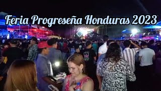 Feria de El Progreso Yoro Honduras grupo Miramar en concierto 2023 [upl. by Llerral914]